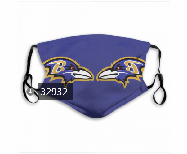 New 2021 NFL Baltimore Ravens 175 Dust mask with filter